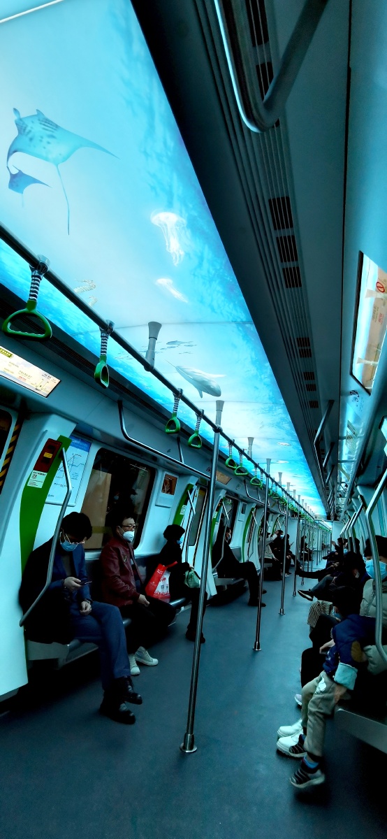 宁波地铁4号线车顶炫酷