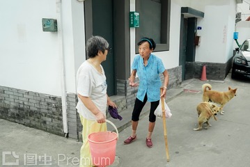 江南•古巷清晨的邻里对话•殷湾古村