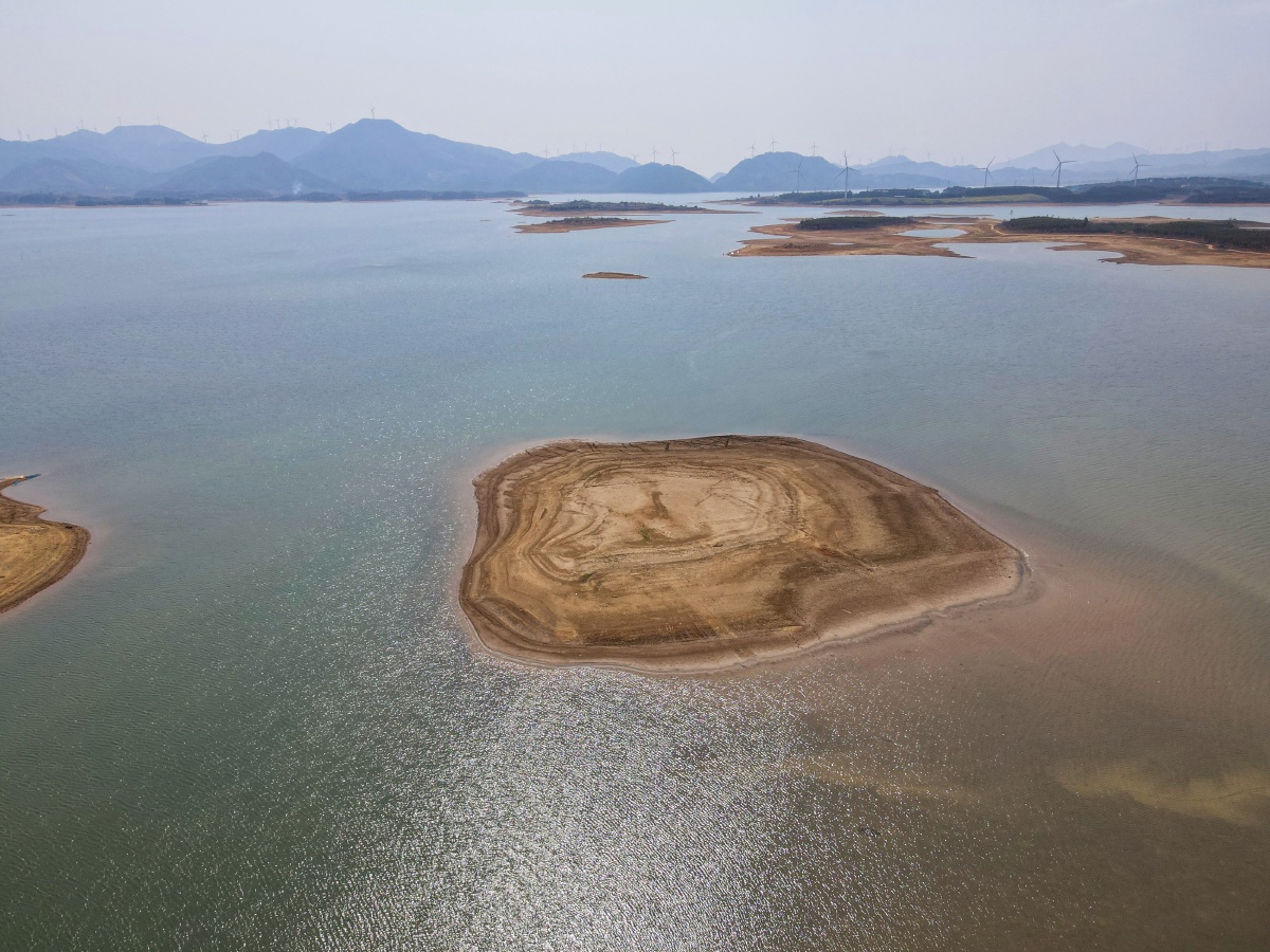 广西富川的龟石水库