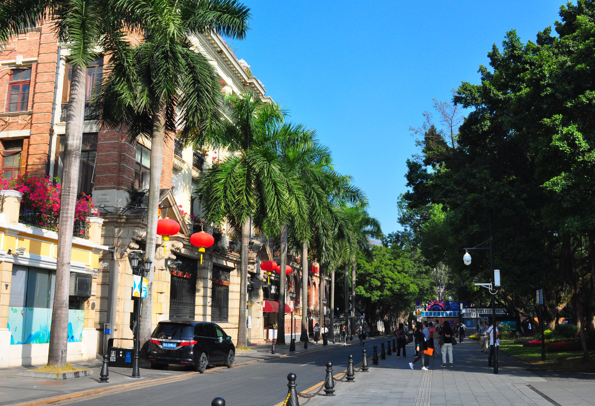 沙面岛 -- 广州富有欧陆风情的地方