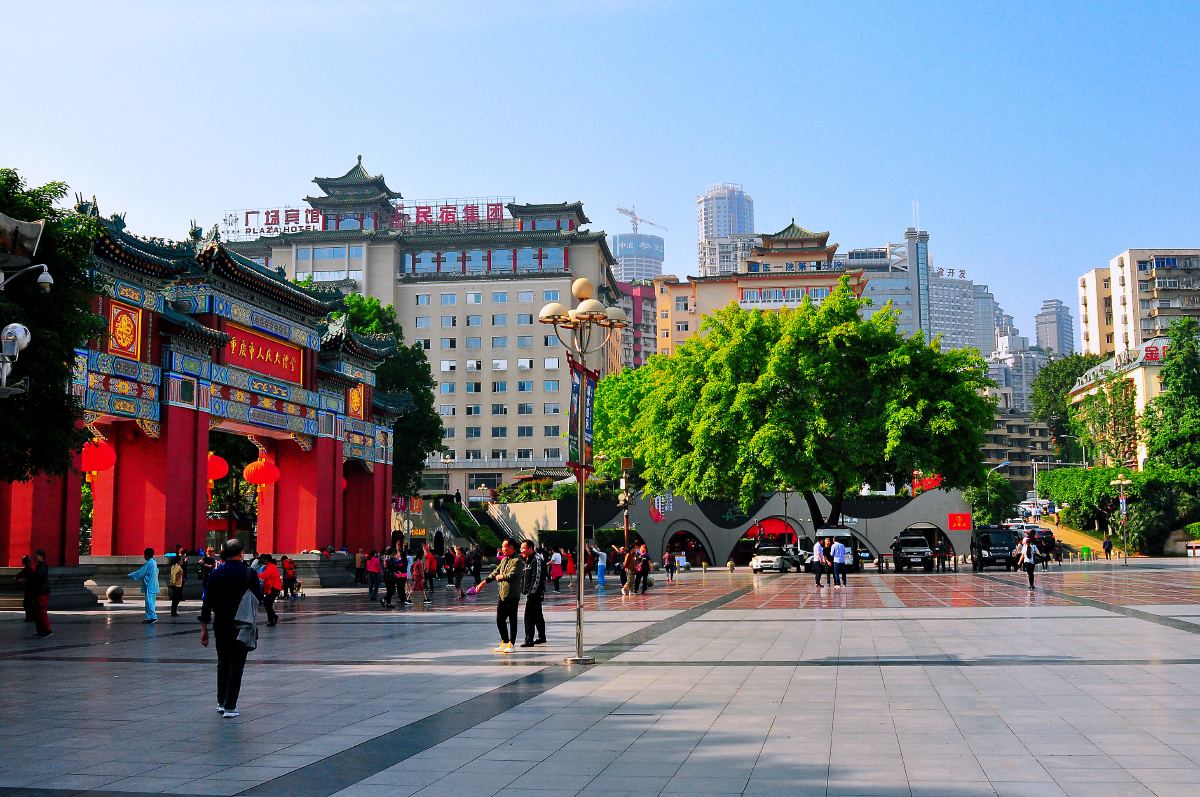 随拍重庆人民广场