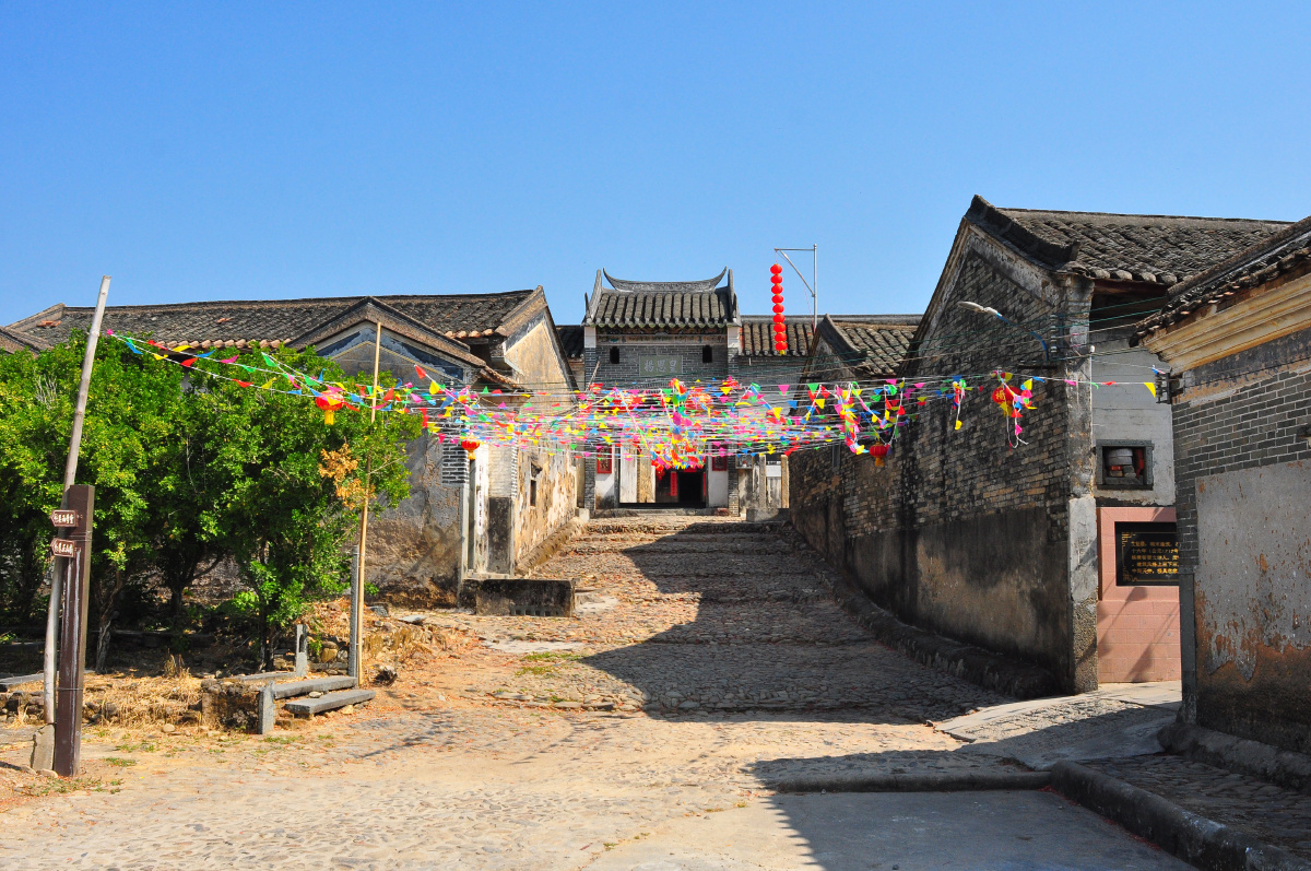 随拍惠州市皇思扬古围村