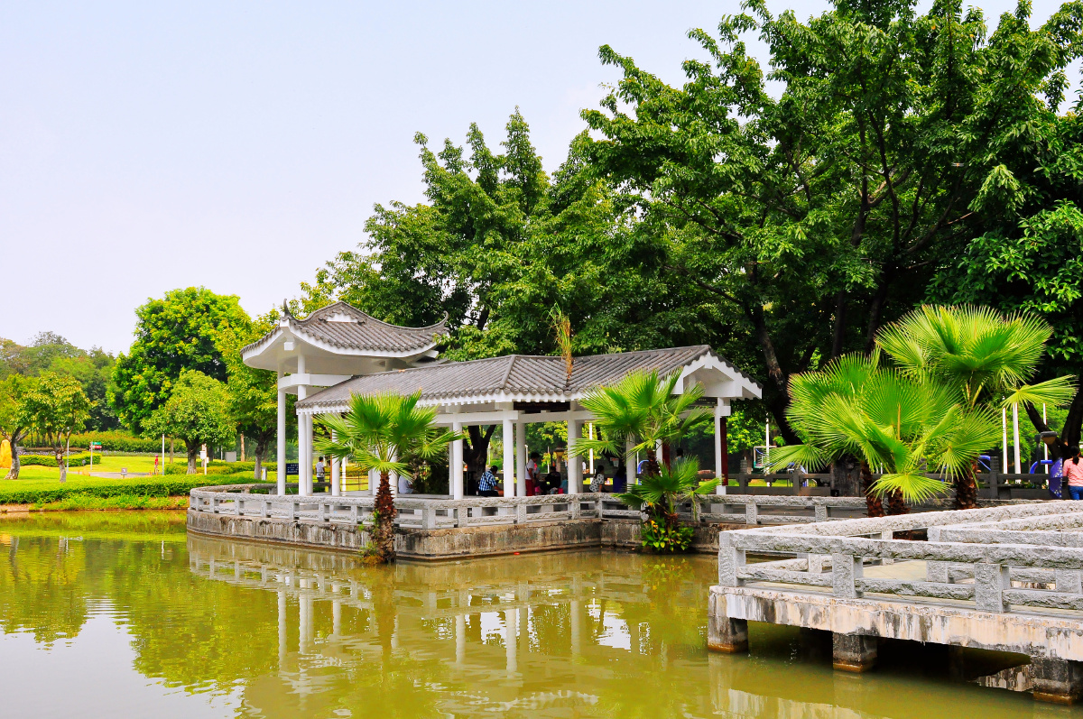 随拍公园佛山顺德天湖森林公园