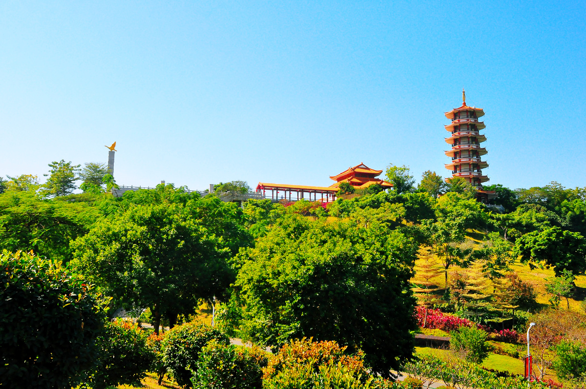 随拍城市公园东莞凤岗雁湖公园