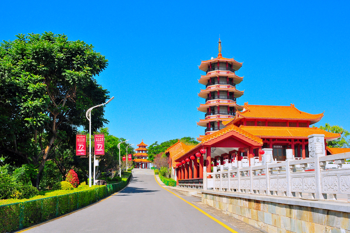 随拍城市公园东莞凤岗雁湖公园