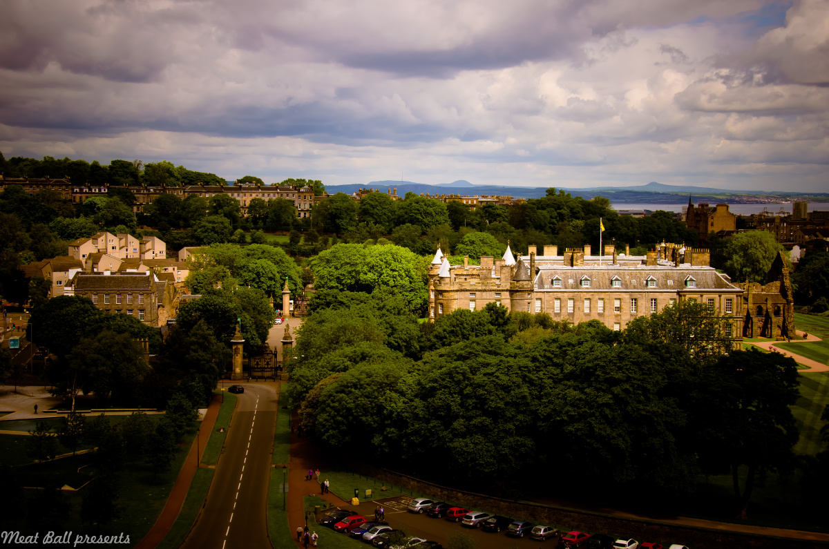 苏格兰首府爱丁堡 不列颠女王离宫 br />