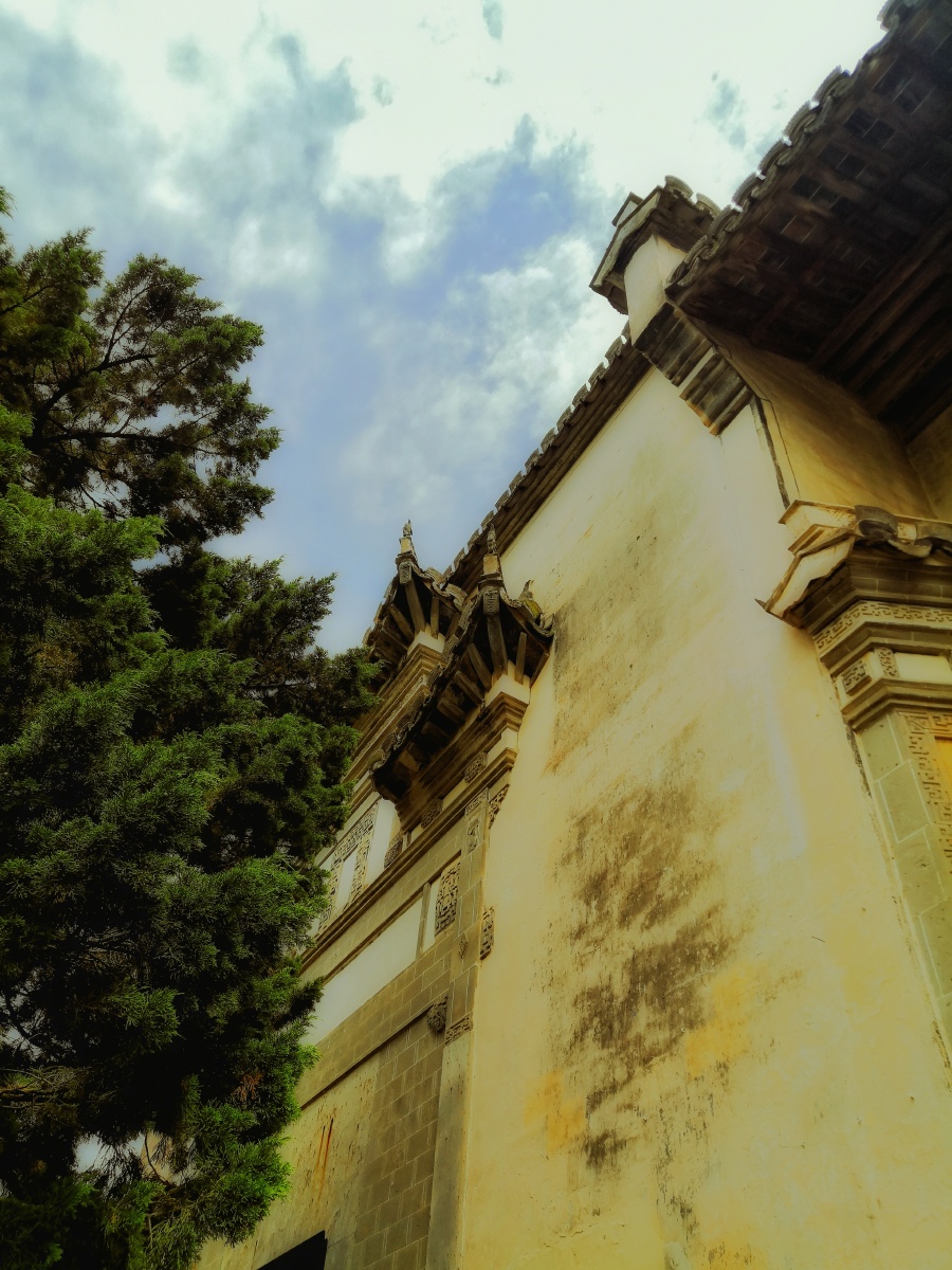 旅行手机随手拍古徽州行14宏村高墙深院