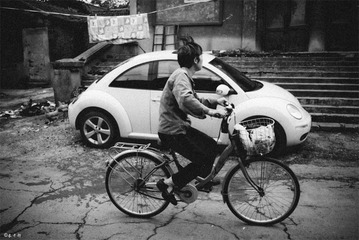 甲壳虫与自行车