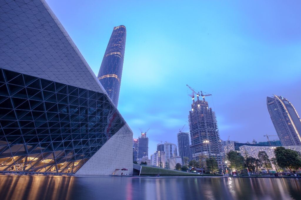 珠江新城<br />
稍微稍微找到一点感觉（相比之前