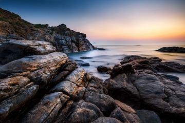 海湾晨曦