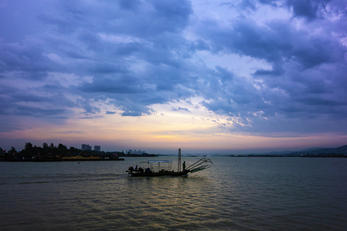 安徽怀远淮河拍摄