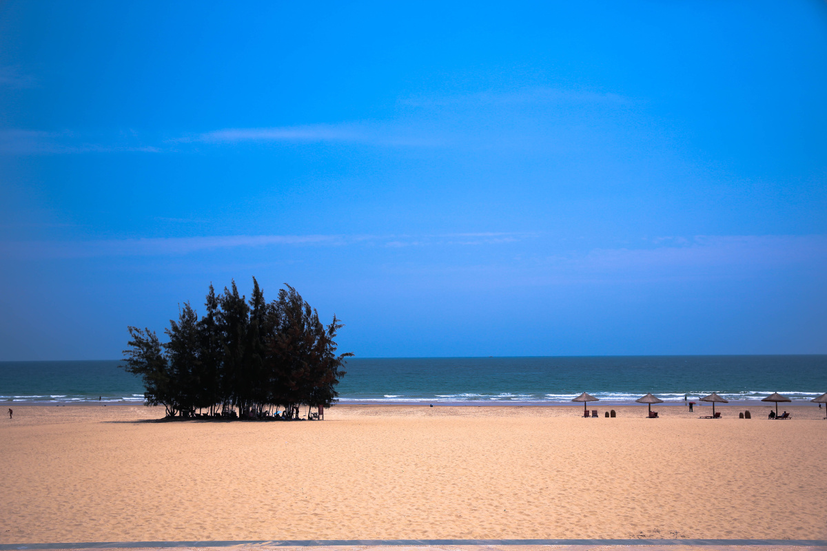 蓝天沙滩,可是我这没有!