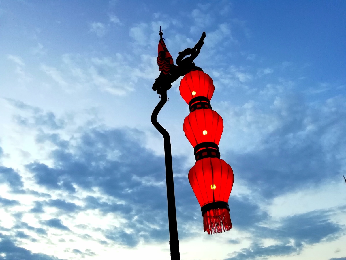 西安城墙华灯初上