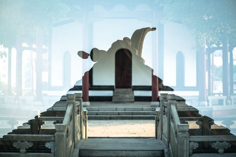 斗拱与石桥
