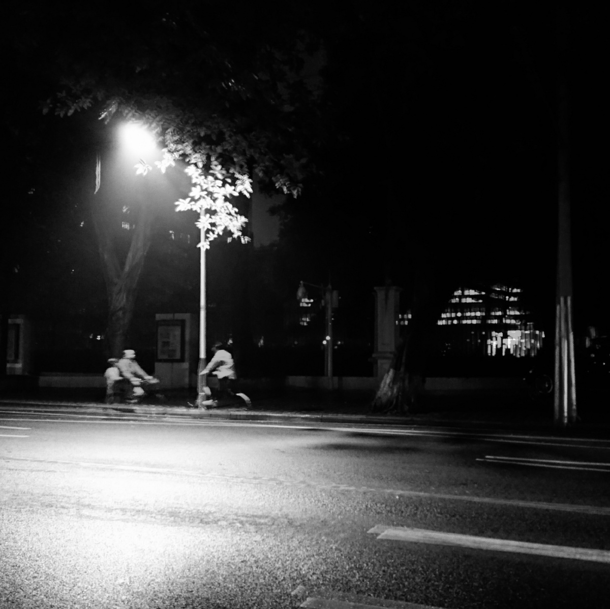 归途,仅有灯光,便足矣.