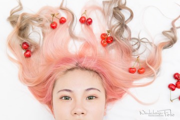 樱桃做发饰