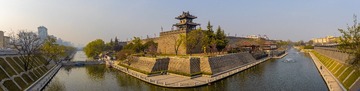 西安城墙角楼