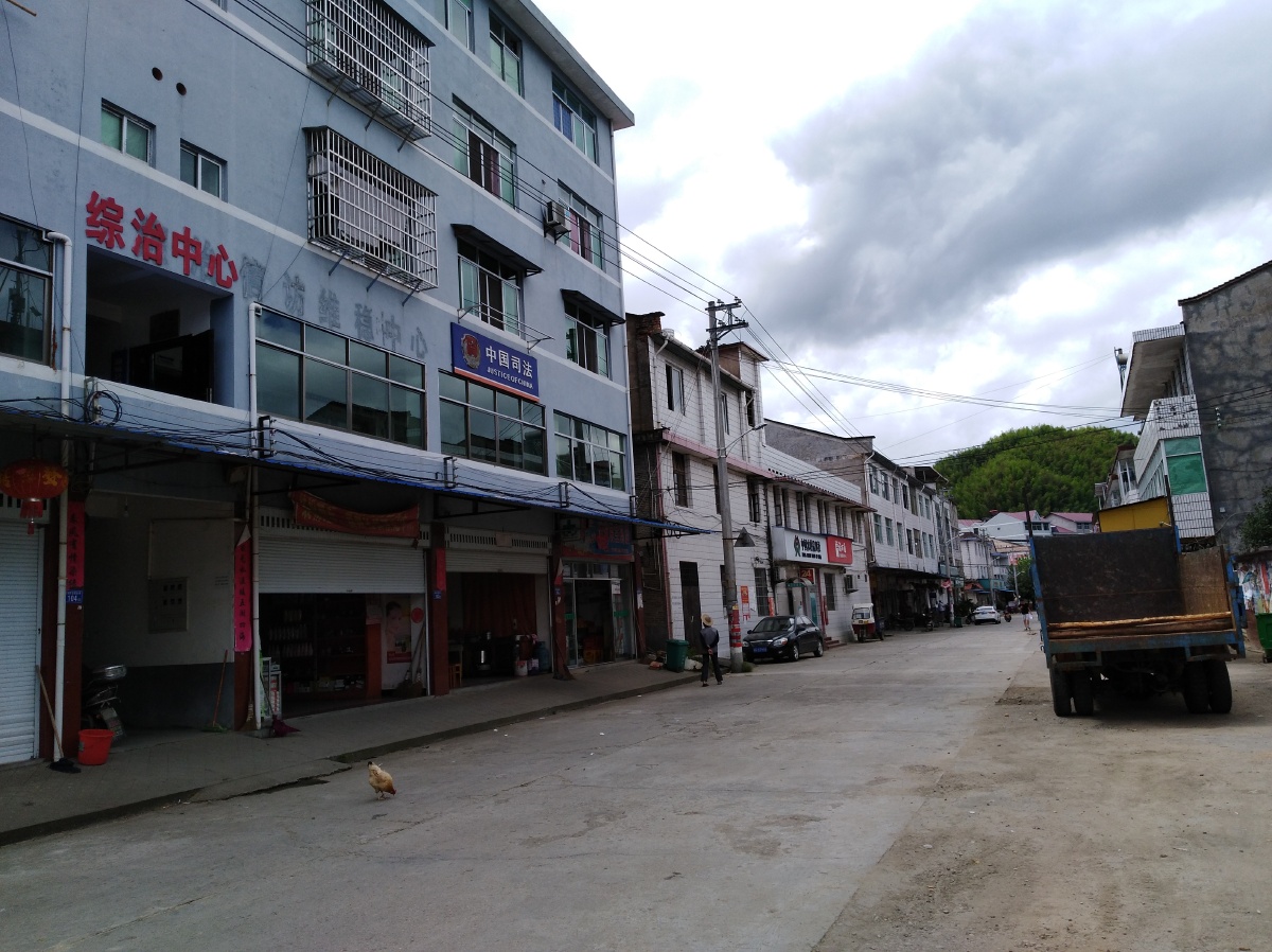 乡间小镇浦城古楼