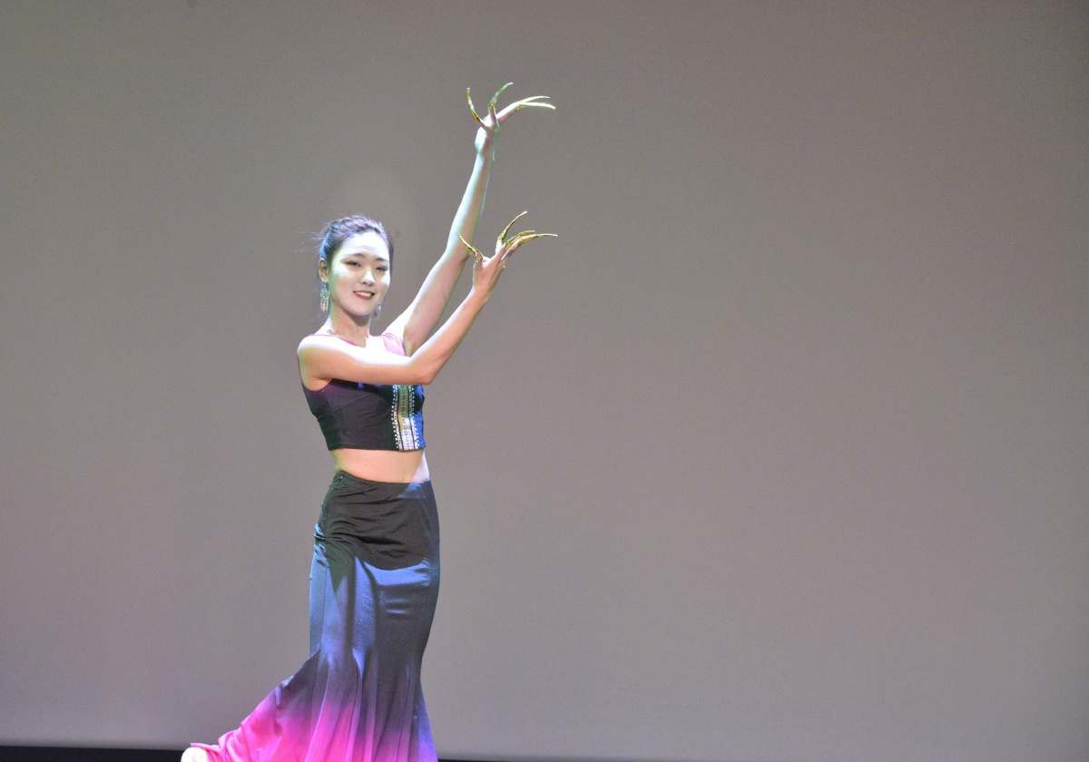 傣族舞蹈长甲是国家大剧院演出修图snapseed