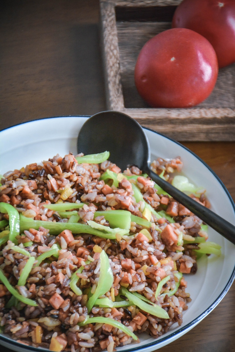 青椒炒饭