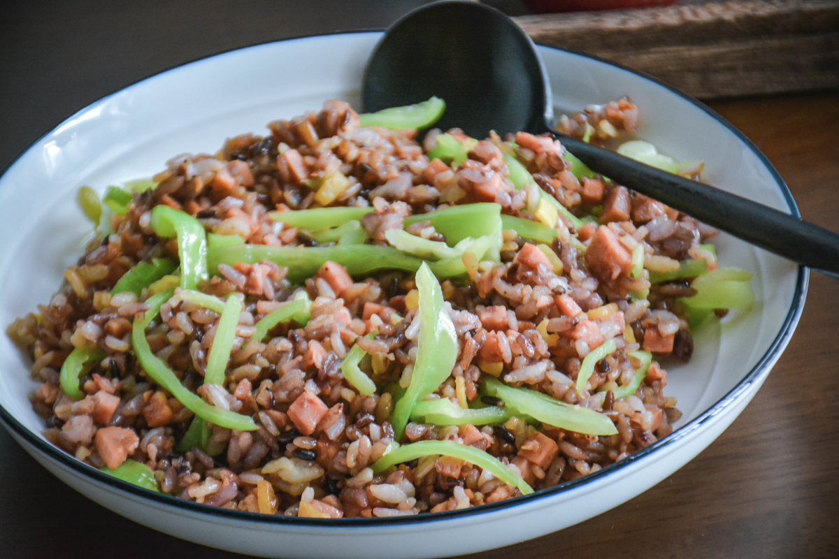 青椒炒饭