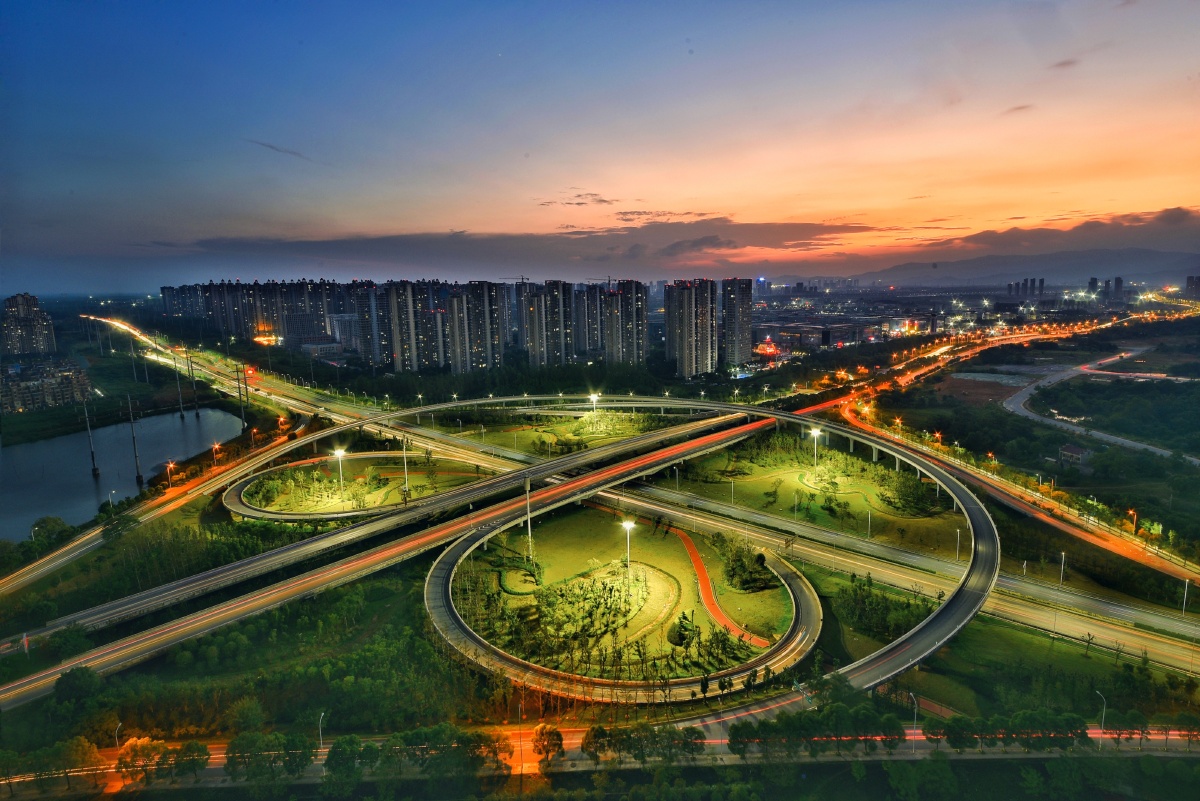 南昌祥云路立交全景