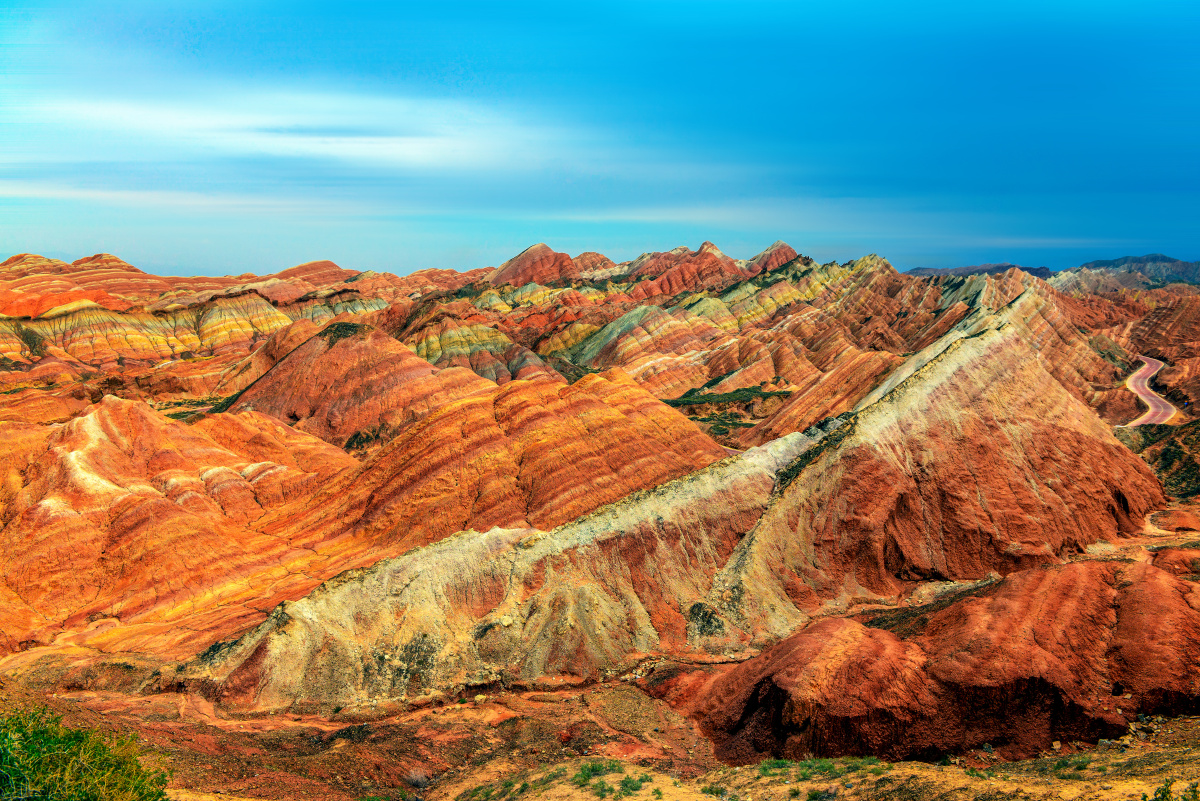 《大地调色板》拍摄于甘肃张掖七彩丹霞地质风景区. - 运鹏 - 图虫