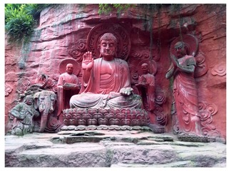 壁画 佛祖