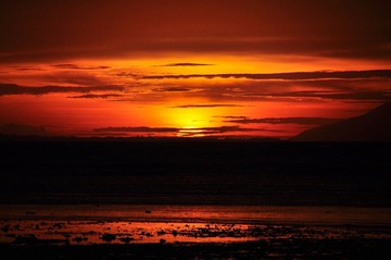 海南 夕阳