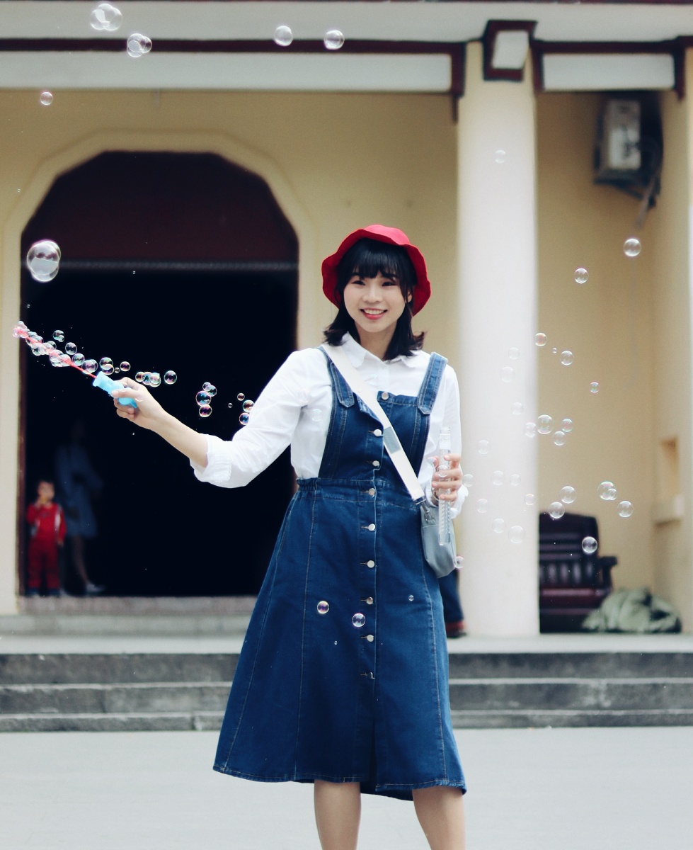 微风,阳光,小姐姐