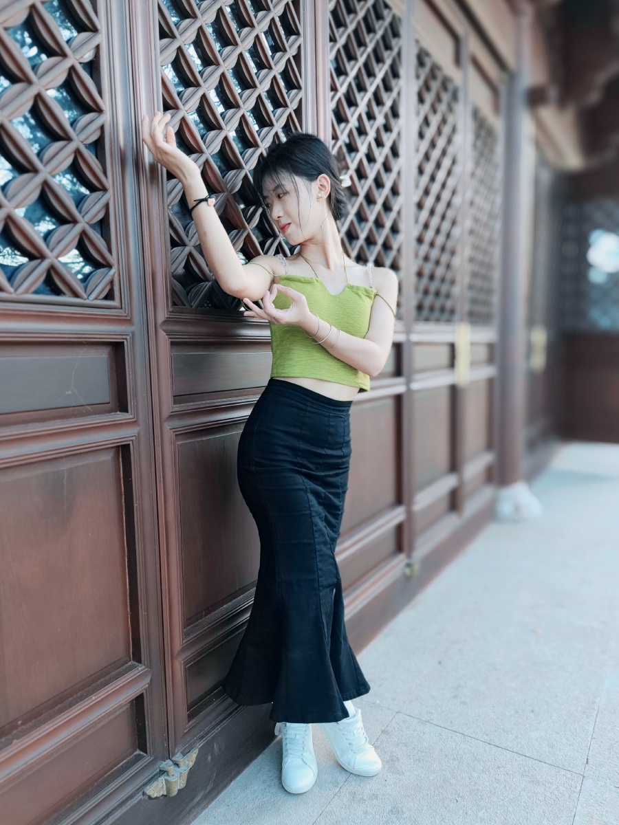 江心屿拍摄的美女写真集摄于温州江心屿旅游区