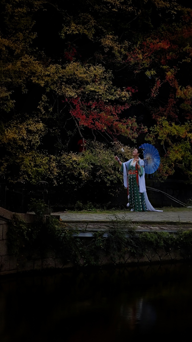 古装美女写真摄于温州江心屿旅游区