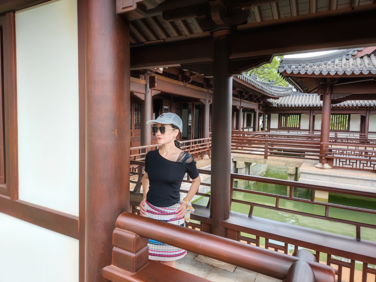 人像摄影美女摄于温州江心屿旅游区