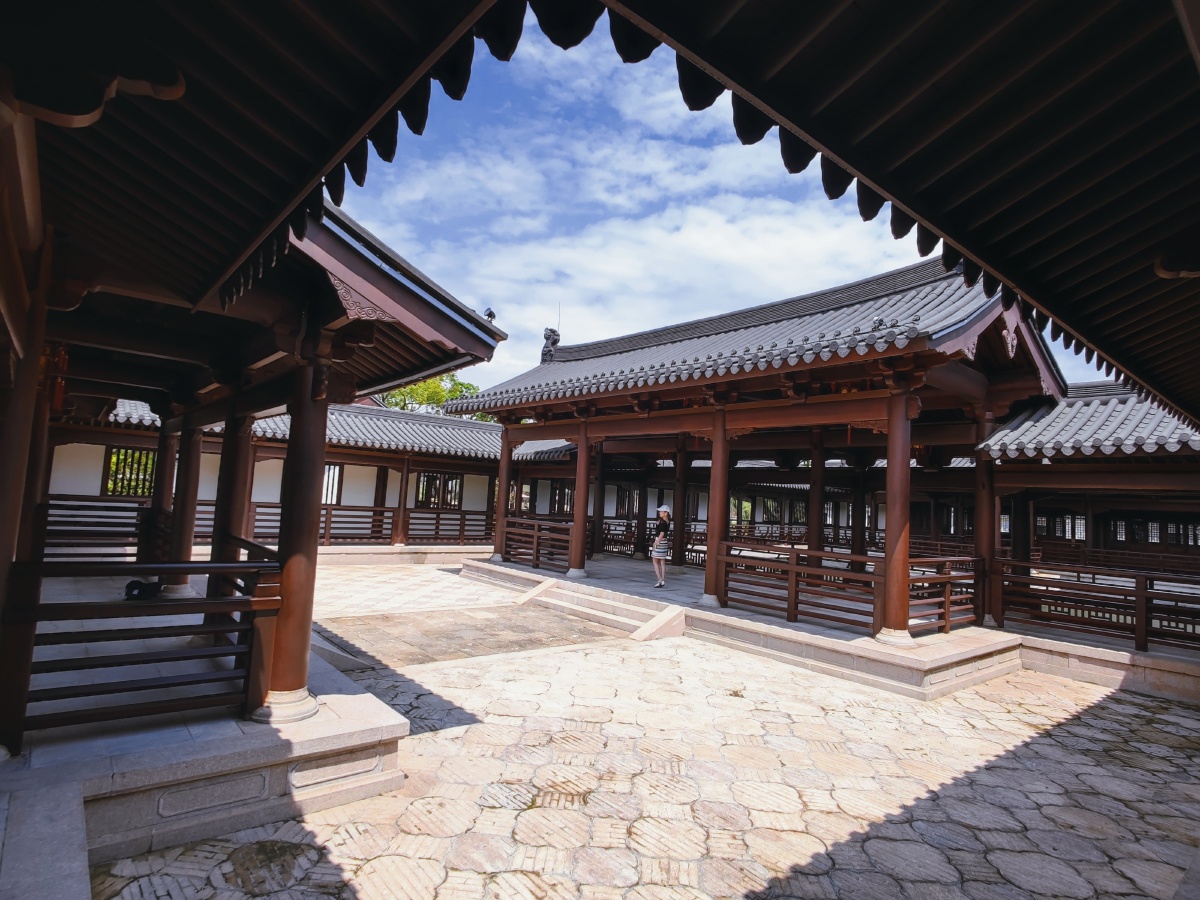 《古屋风采》摄于,温州江心屿旅游区