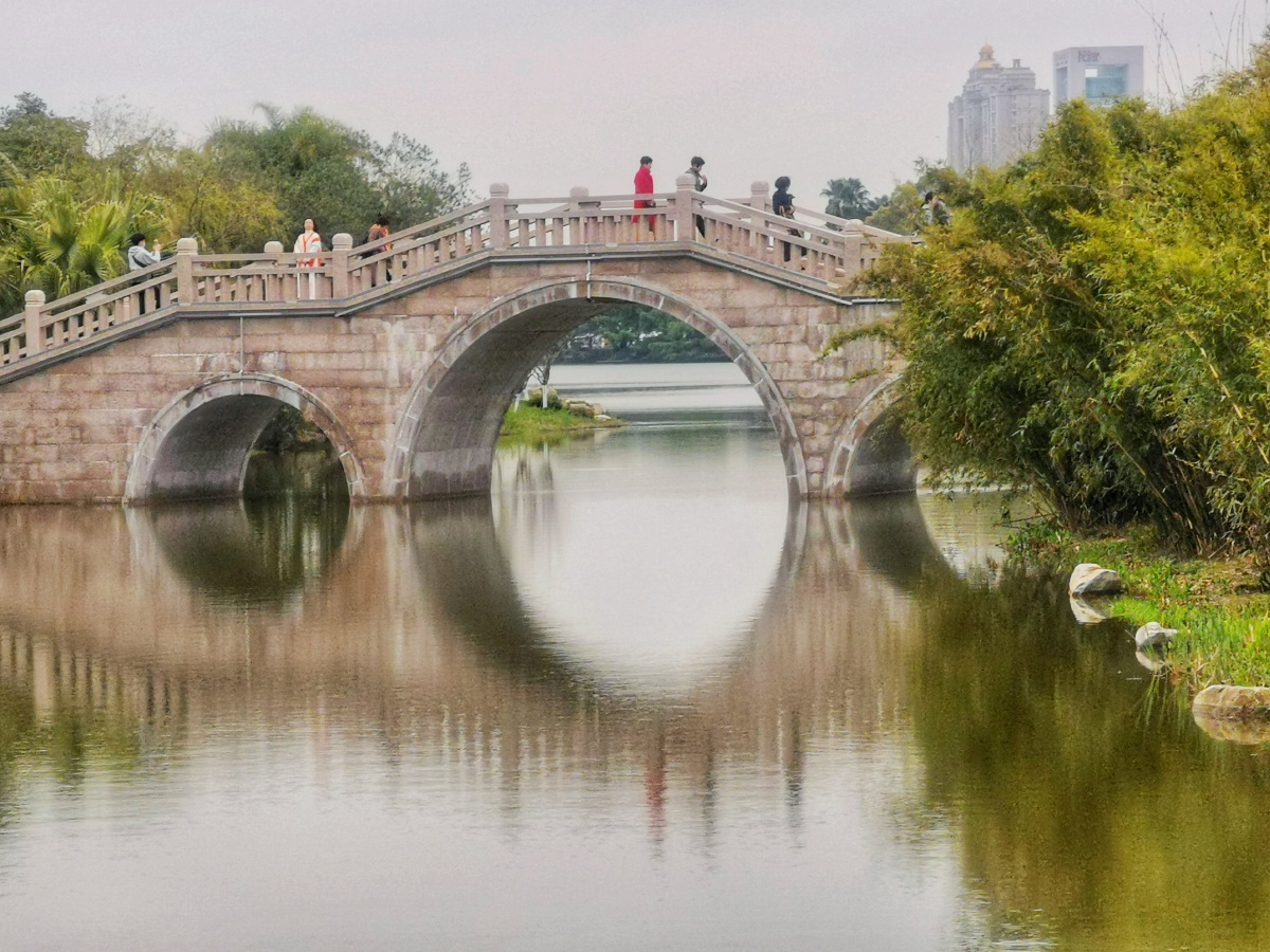 江心屿倒影摄于温州市鹿城区