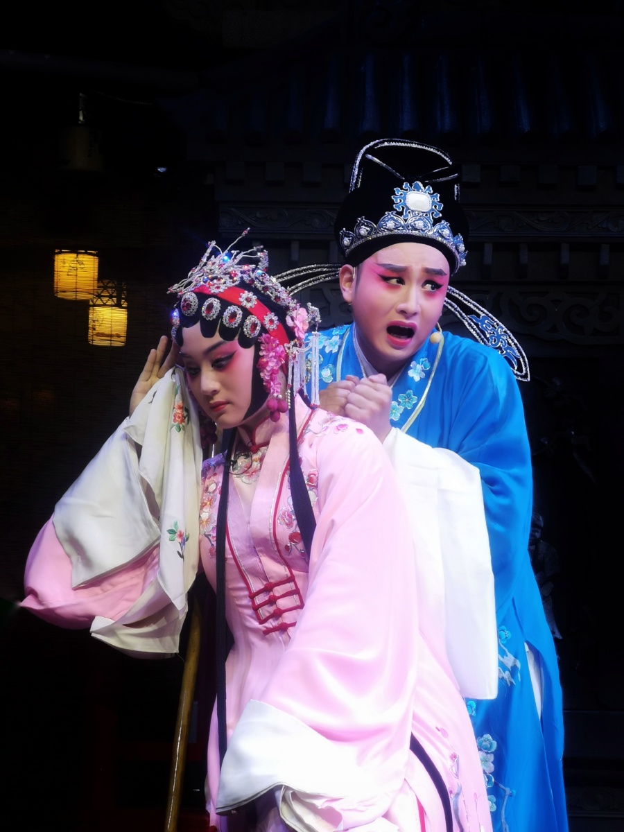 戏剧人像摄于温州市鹿城区