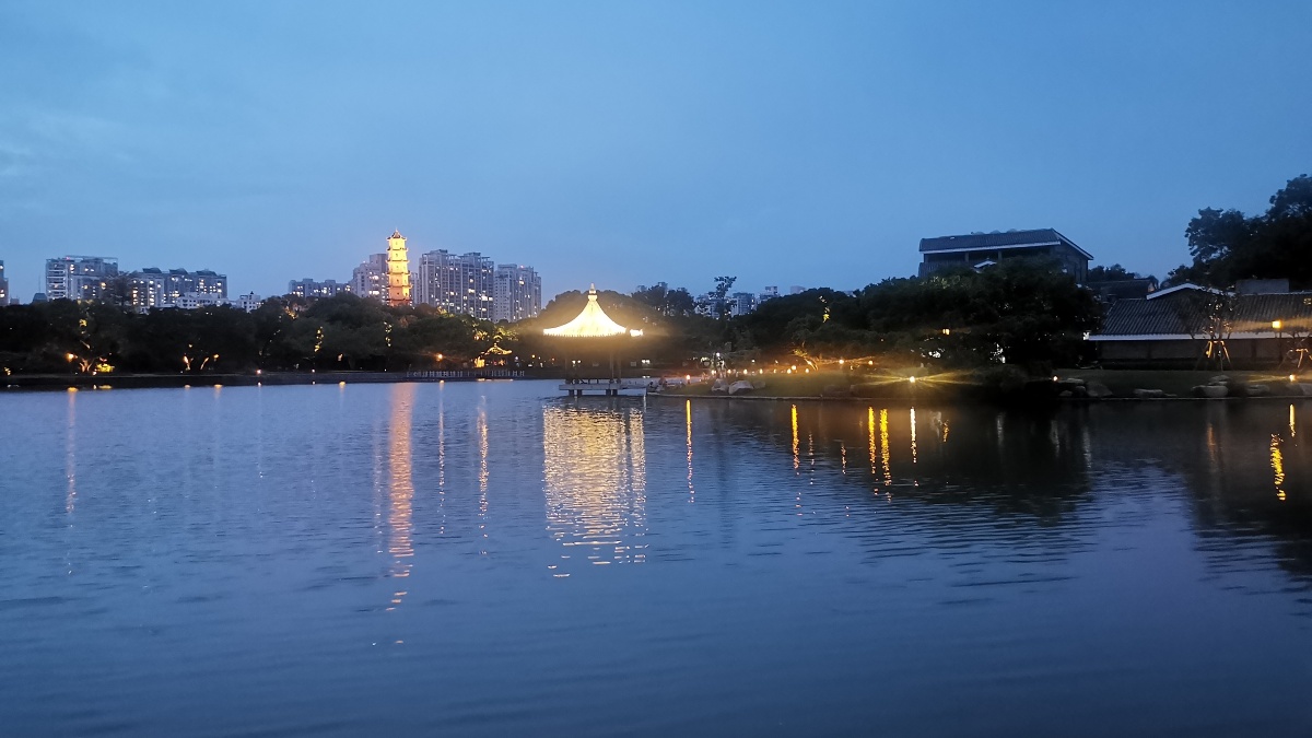 江心屿风景夜景摄於温州市鹿城区