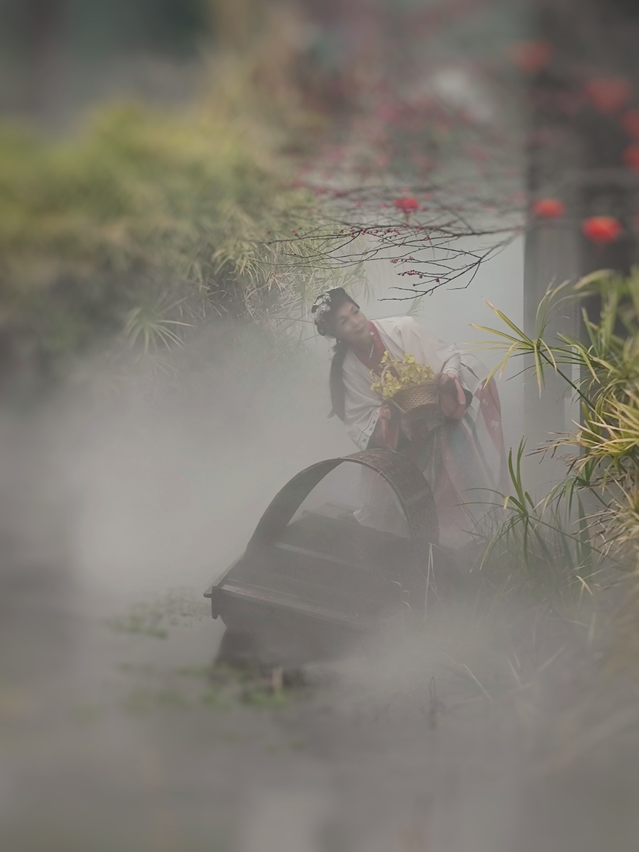 意境朦胧美摄于温州杨府山