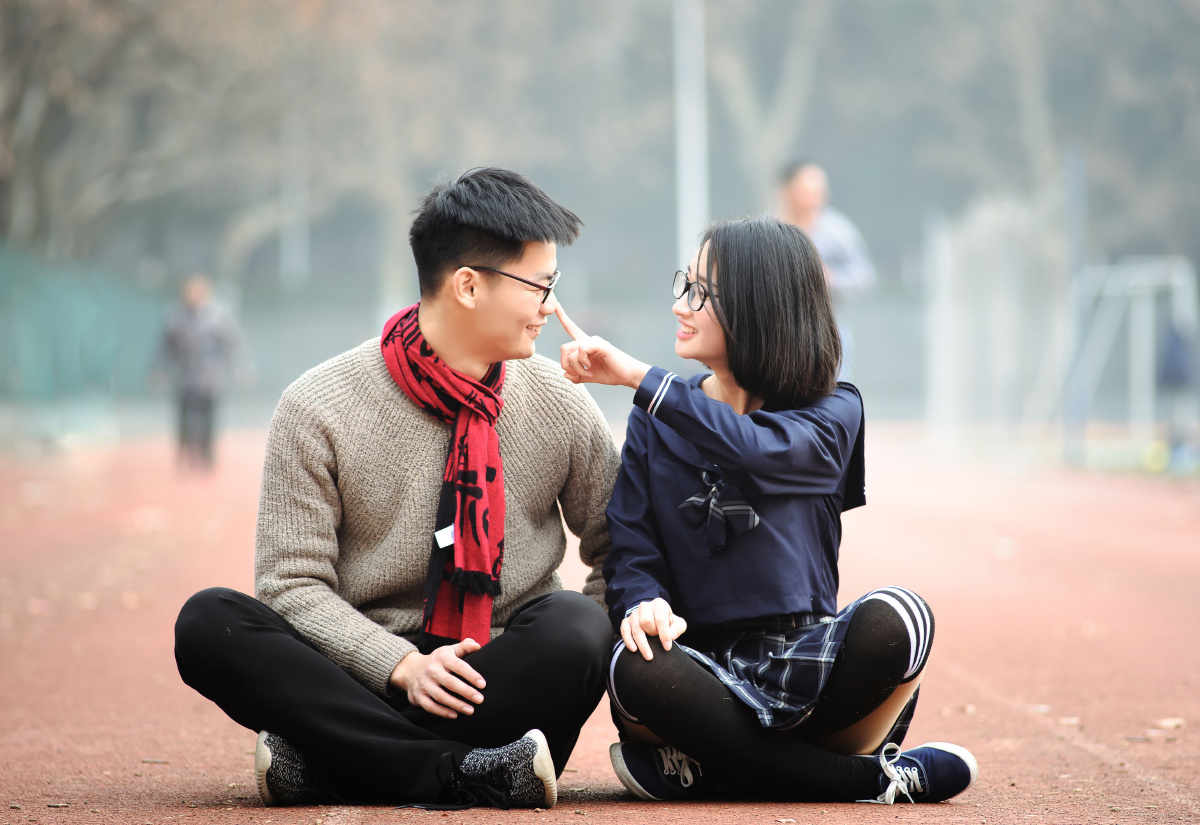 南大操场,我们相依相恋