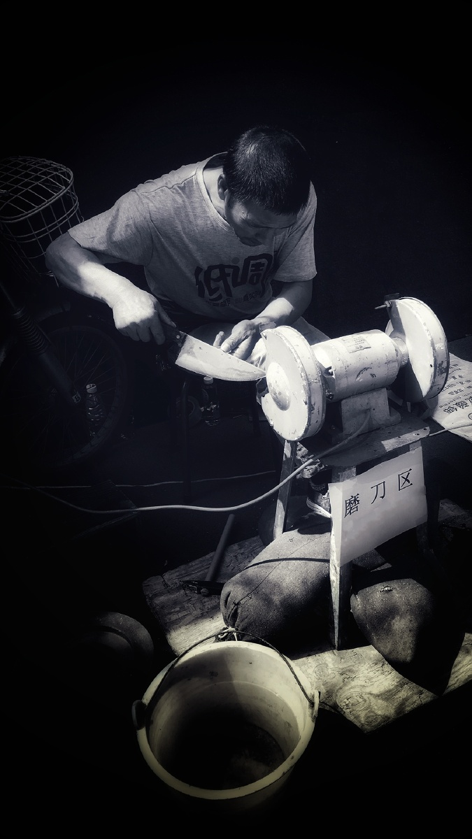 专业磨刀的师傅