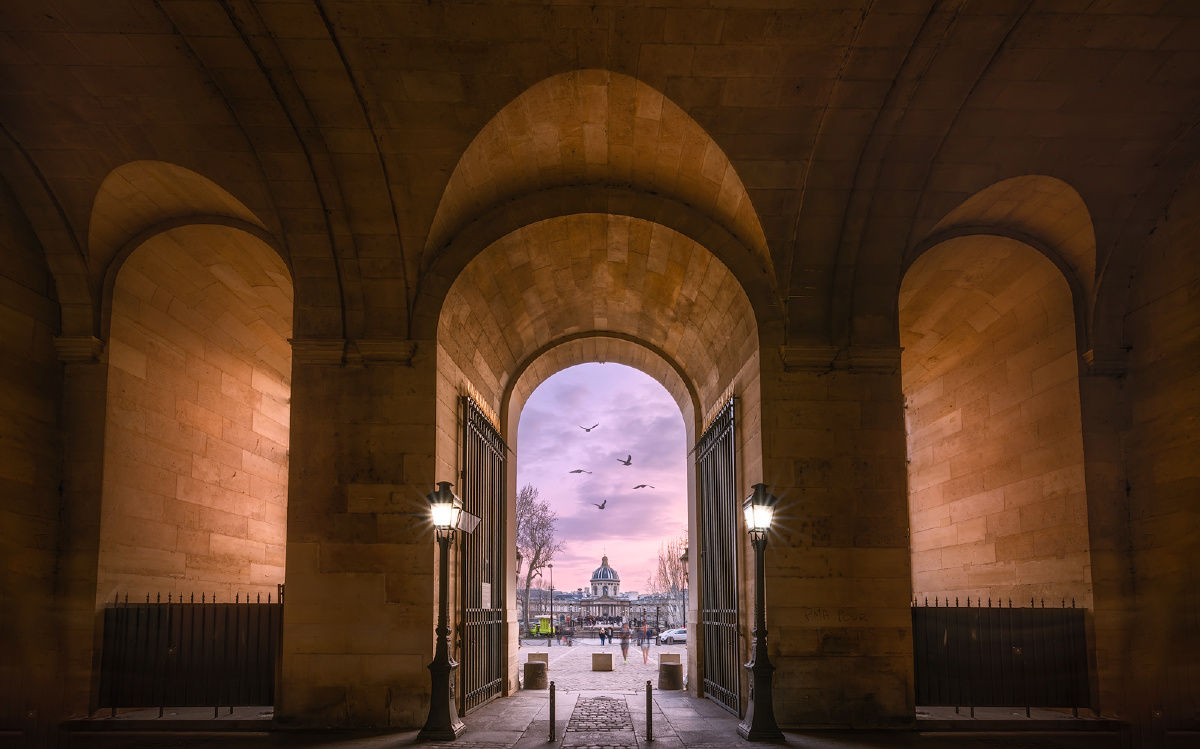 宫殿之门巴黎卢浮宫入口 - qiaoye