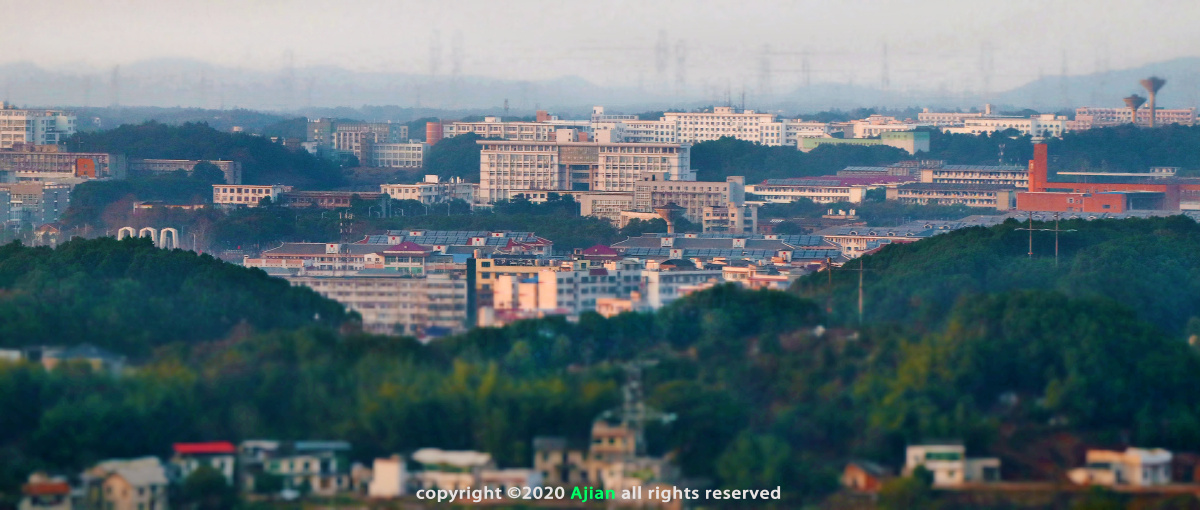 风光色彩#湘潭大学湘潭大学全景图书馆远眺一张照片告别2020长画幅你