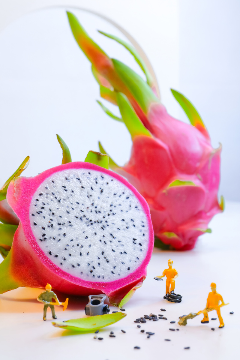 火龙果静物摄影