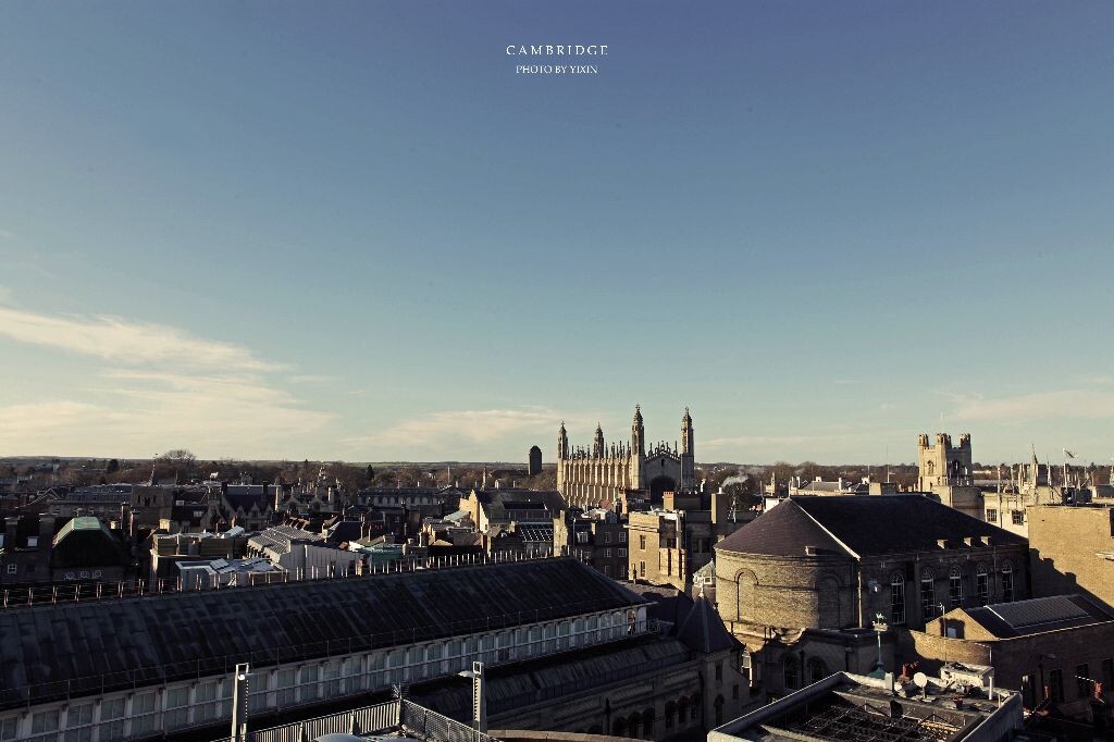 Cambridge University 劍橋郡. 劍橋大學鳥瞰