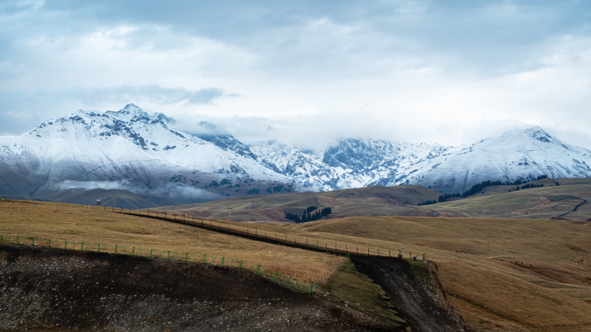 雪域牧场壮丽山川