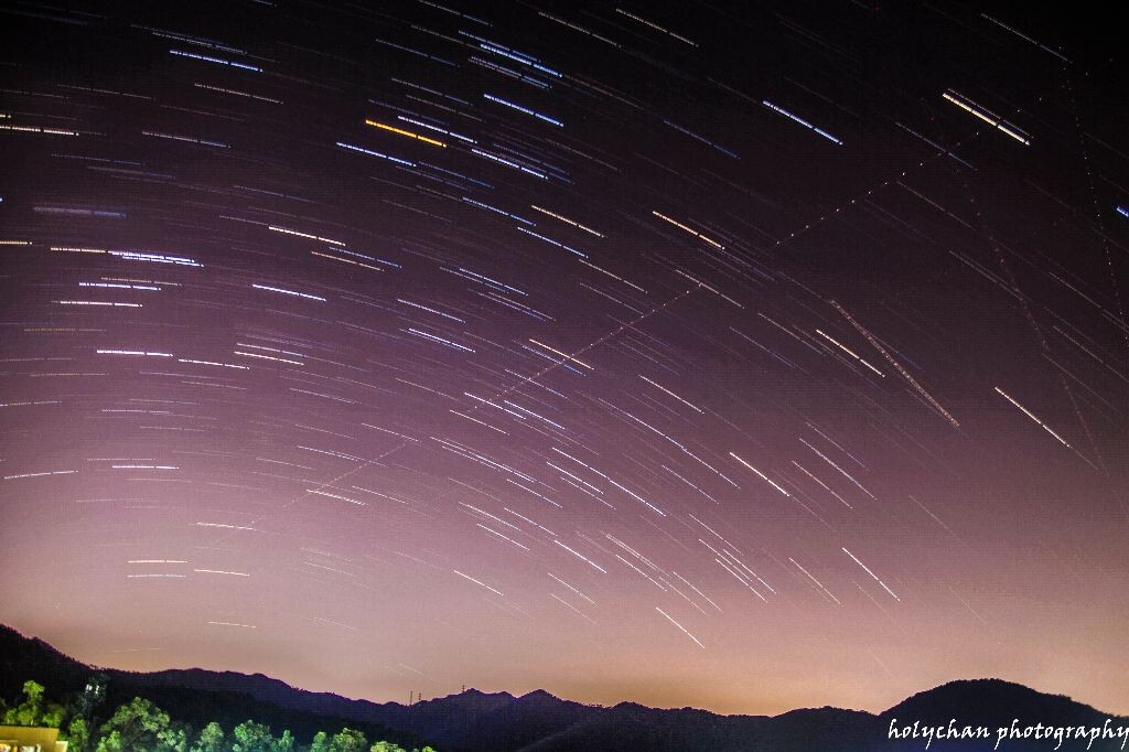 北师大的星空<br />
点连接看大图喔 微博有水印