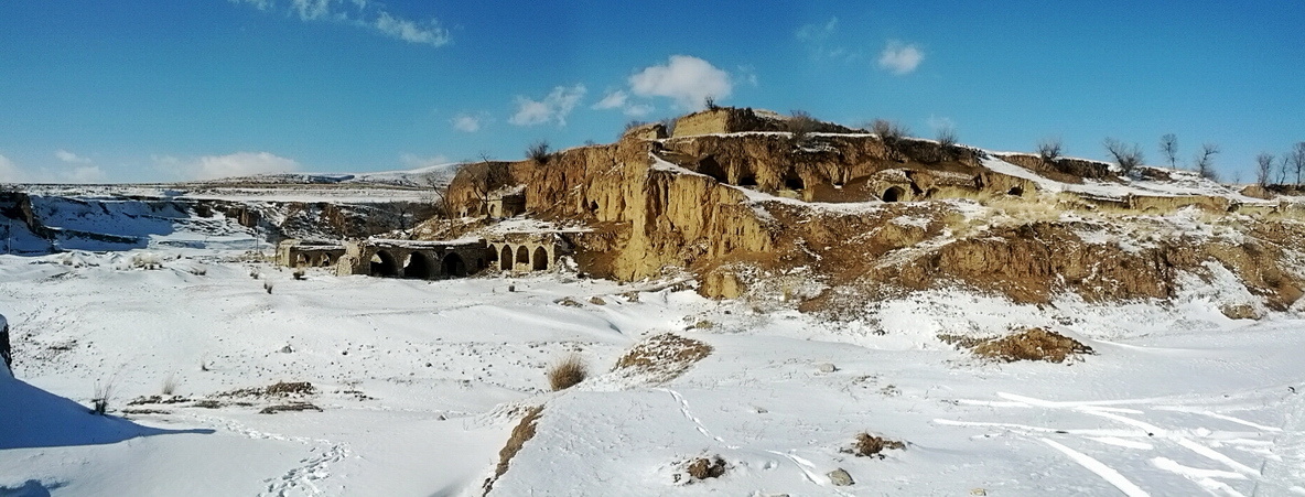 神池县小寨村雪景(手机拍摄)
