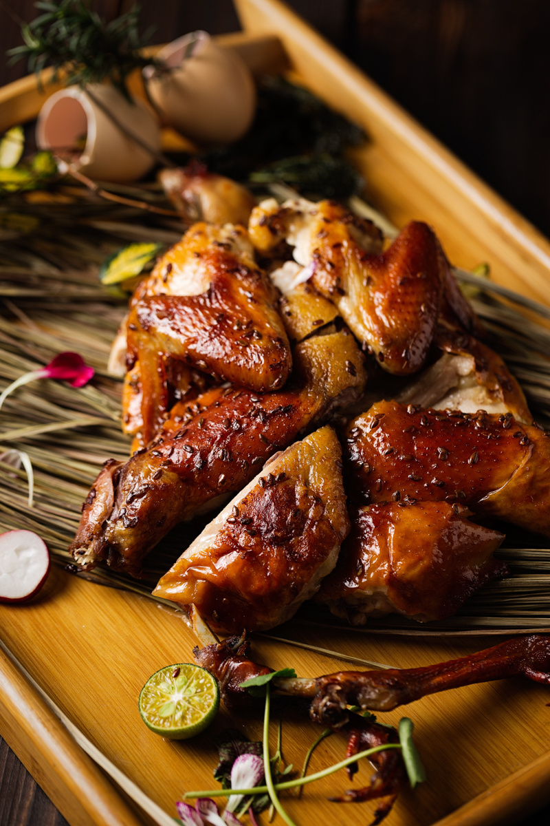 亚麻籽香烤脆皮鸡