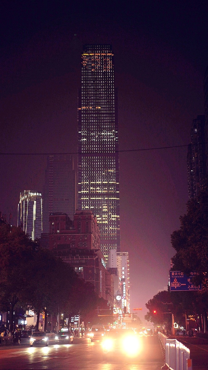 长沙标志性的建筑之一,国金中心.