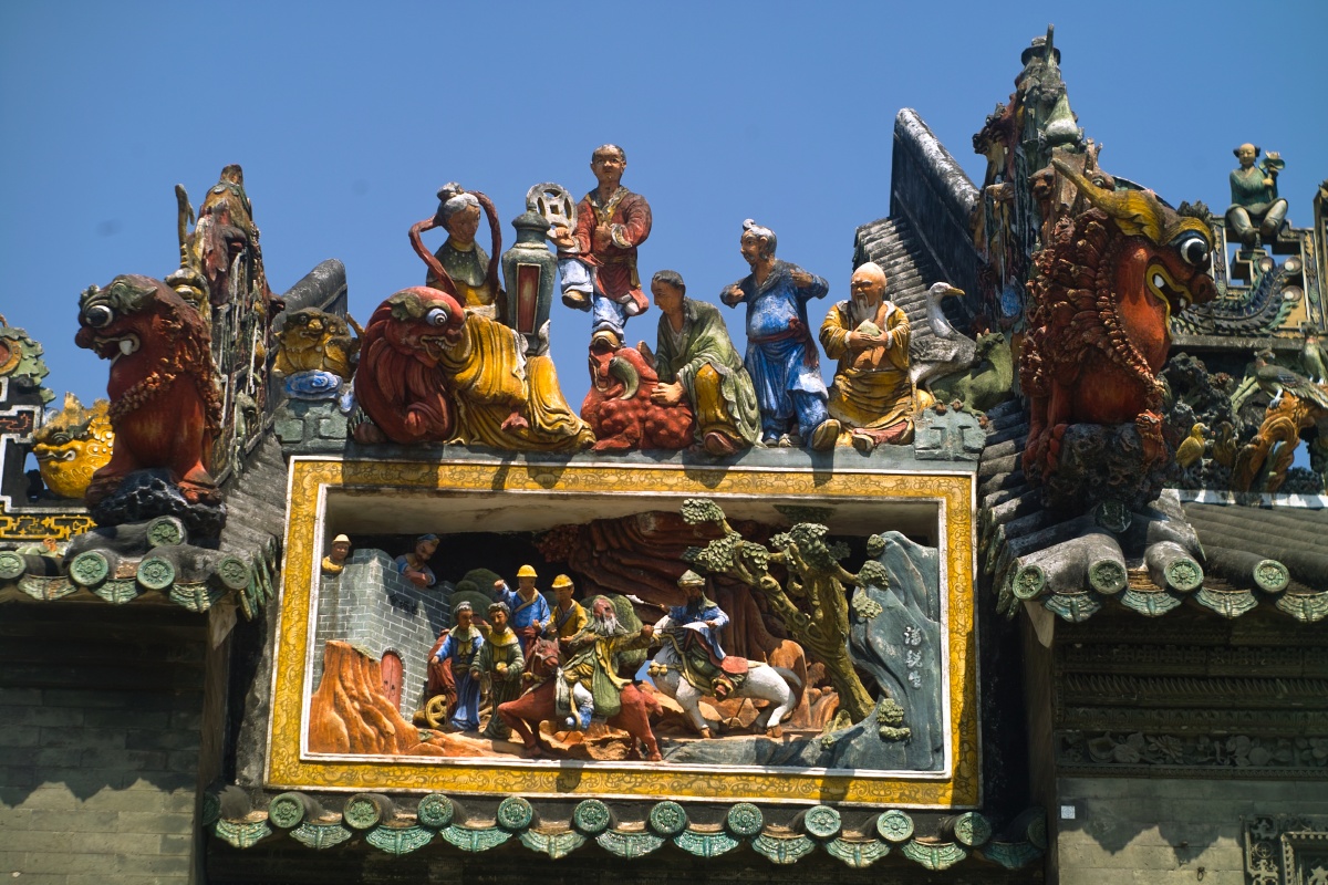 广州陈家祠堂浮雕